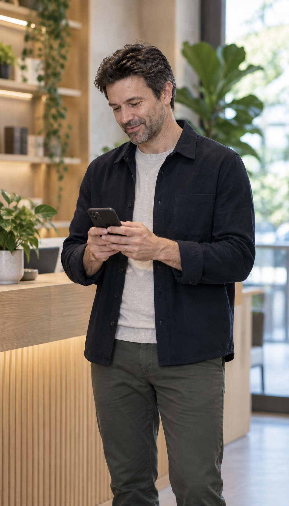 Partner accompagna un cliente nell’utilizzo del servizio